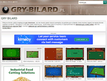 Tablet Screenshot of gry-bilard.pl